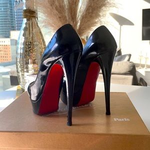 Christian Louboutin lady peep 160 patent calf 36
